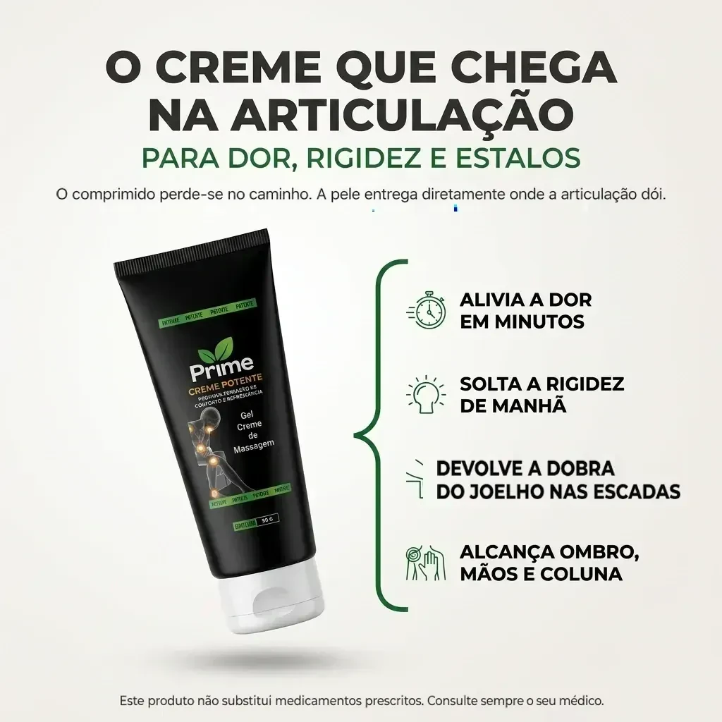 O creme que chega ao nervo, para ardor, formigueiro e dormência