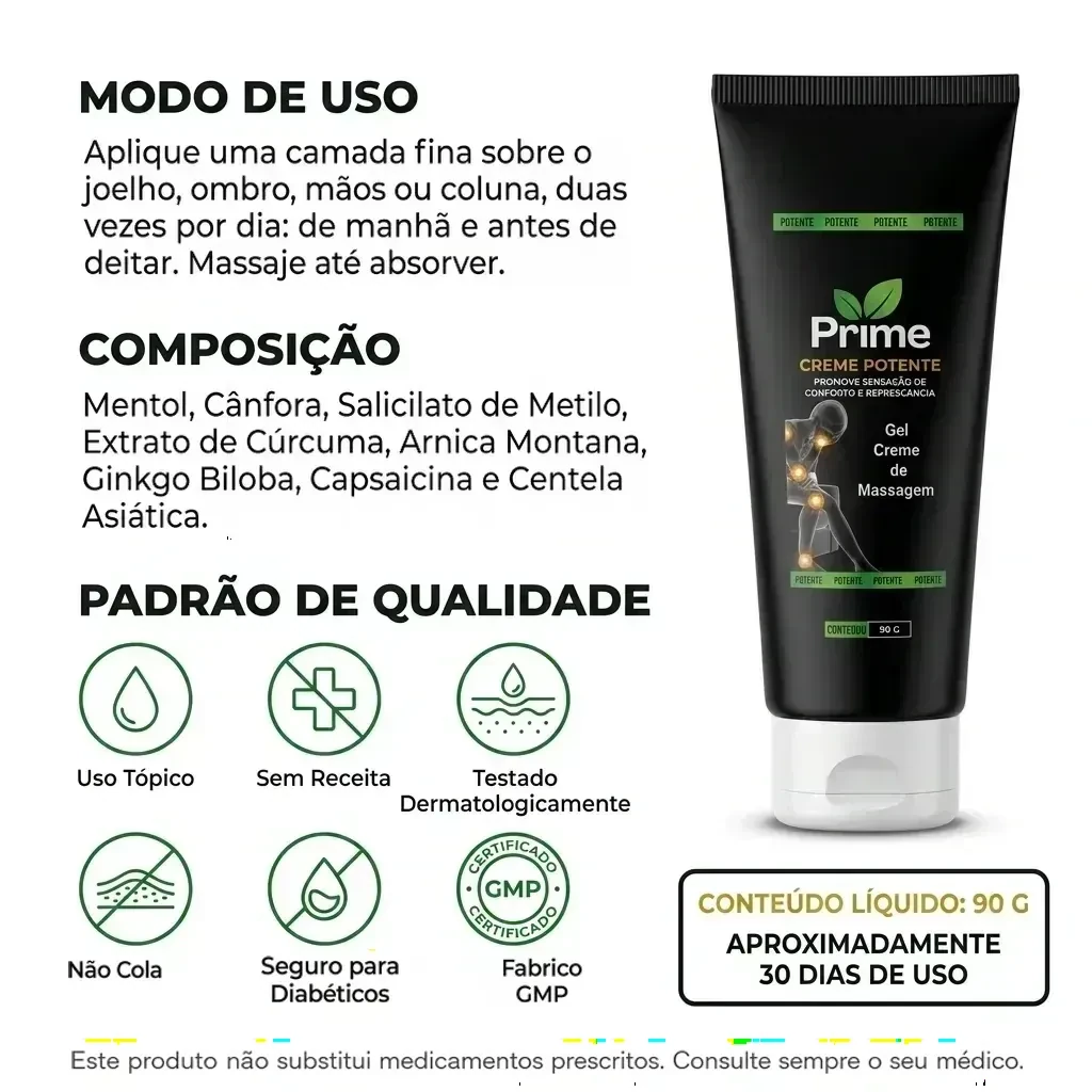 Modo de uso, composição completa e padrão de qualidade